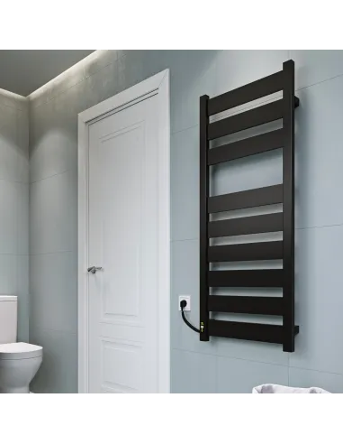 Полотенцесушитель электрический Kosser Волс 1200х500/9 EL черный - 4