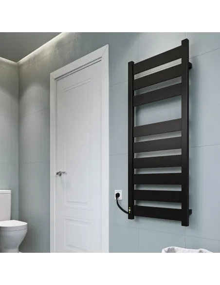 Полотенцесушитель электрический Kosser Волс 1200х500/9 EL черный - 4