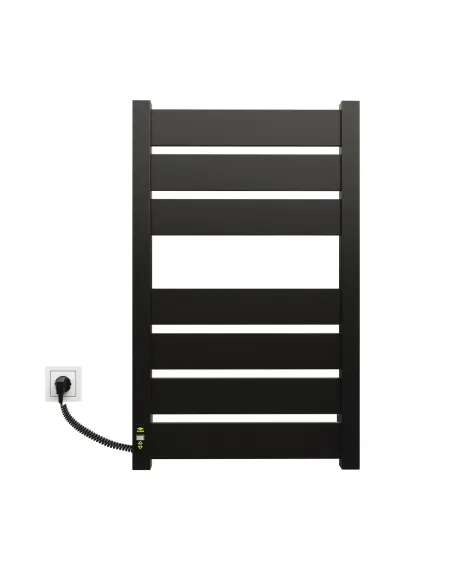 Полотенцесушитель электрический Kosser Волс 800х500/7 EL черный - 2