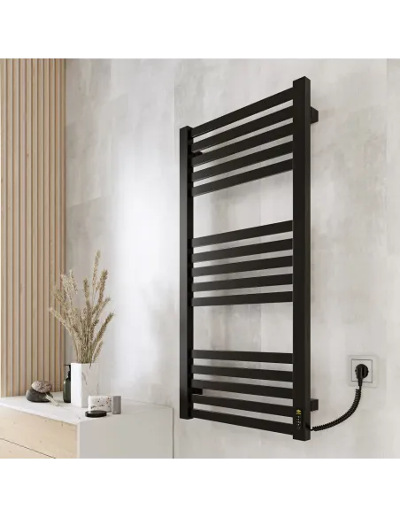 Полотенцесушитель электрический Kosser Герда 1000х500/15 EL черный - 4