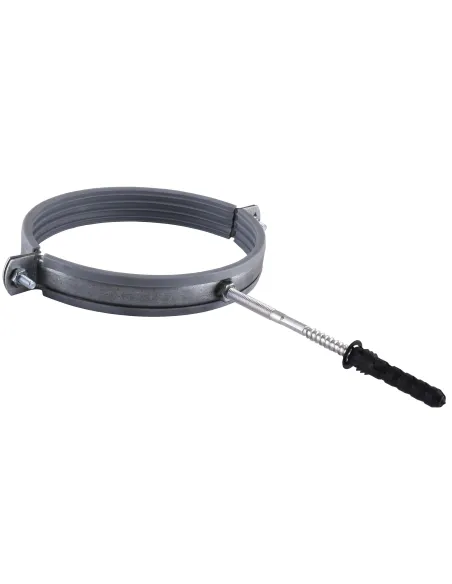 Хомут для трубы 158 - 168 мм Cristal CR 6 серый в сборе с винтом 8 х 120 и дюбелем - 3