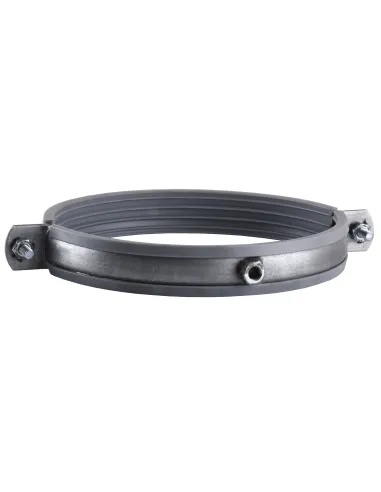Хомут для трубы 158 - 168 мм Cristal CR 6 серый в сборе с винтом 8 х 120 и дюбелем - 5