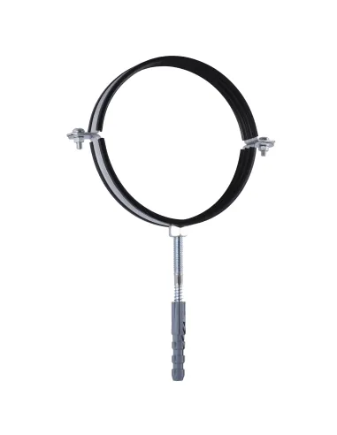 Хомут для трубы 158 - 168 мм Solomon 6 в сборе с винтом 10 х 120 и дюбелем - 2