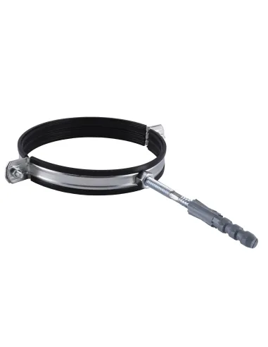 Хомут для трубы 158 - 168 мм Solomon 6 в сборе с винтом 10 х 120 и дюбелем - 3