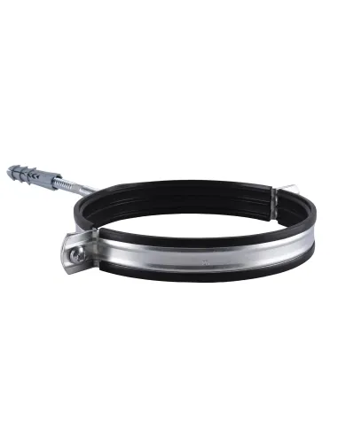 Хомут для трубы 158 - 168 мм Solomon 6 в сборе с винтом 10 х 120 и дюбелем - 4