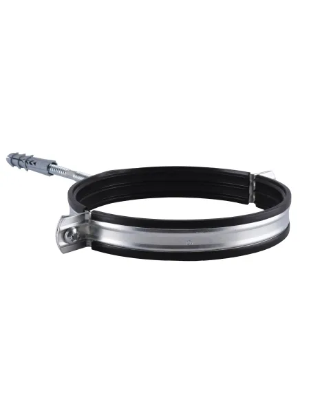 Хомут для трубы 158 - 168 мм Solomon 6 в сборе с винтом 10 х 120 и дюбелем - 4