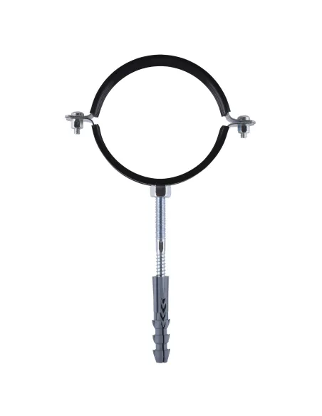 Хомут для трубы 108 - 118 мм Solomon 4 в сборе с винтом 10 х 120 и дюбелем - 1