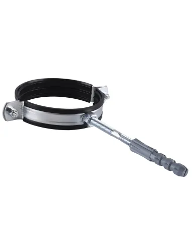 Хомут для трубы 108 - 118 мм Solomon 4 в сборе с винтом 10 х 120 и дюбелем - 3