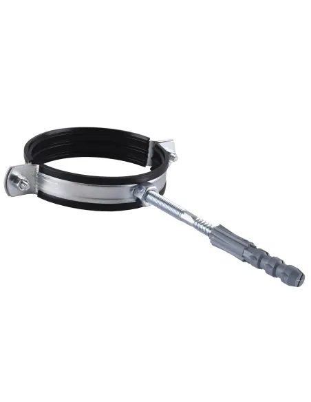 Хомут для трубы 108 - 118 мм Solomon 4 в сборе с винтом 10 х 120 и дюбелем - 3