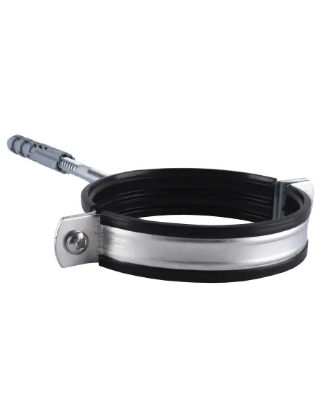 Хомут для трубы 108 - 118 мм Solomon 4 в сборе с винтом 10 х 120 и дюбелем - 4