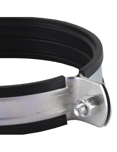 Хомут для трубы 89 - 95 мм Solomon 3 в сборе с гайкой и дюбелем - 3