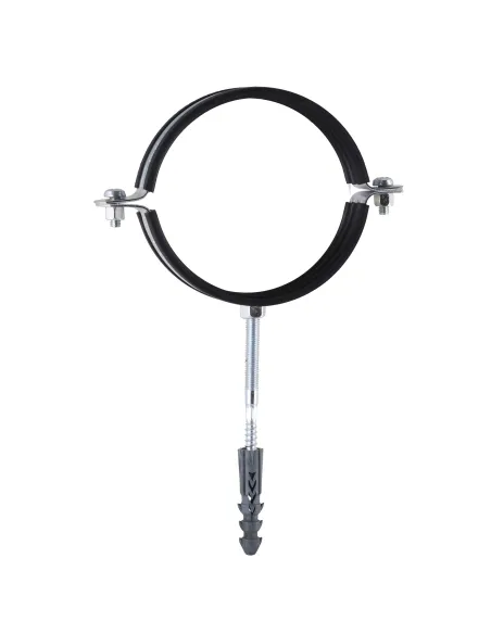 Хомут для трубы 73 - 88 мм Solomon 2 в сборе с гайкой и дюбелем - 1