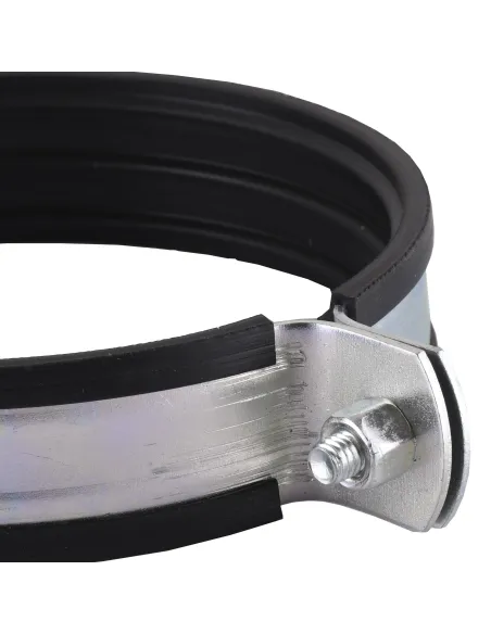 Хомут для трубы 73 - 88 мм Solomon 2 в сборе с гайкой и дюбелем - 3