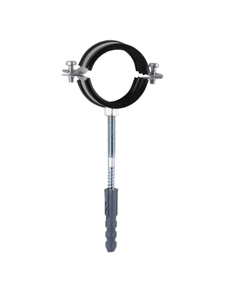 Хомут для трубы 42 - 47 мм Solomon 1 1/4 в сборе с гайкой и дюбелем - 1