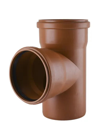 Тройник для наружной канализации VS Plast 160 х 160 х 90 угол 90 градусов - 2