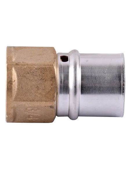 Муфта с внутренней резьбой для металлопластиковых труб APE Italy AP 102 3/4 дюйма х 26, никель - 1