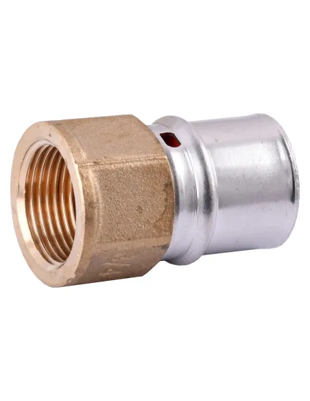 Муфта с внутренней резьбой для металлопластиковых труб APE Italy AP 102 3/4 дюйма х 26, никель - 2