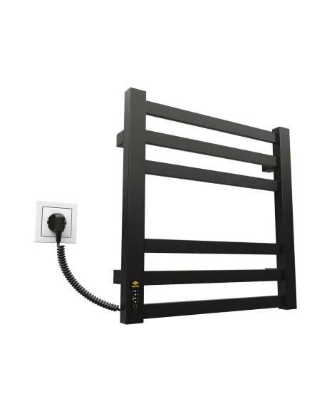 Сушка для рушників електрична Kosser Герда 500х500/6 EL чорний - 1