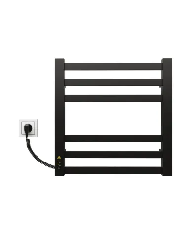 Сушка для рушників електрична Kosser Герда 500х500/6 EL чорний - 2