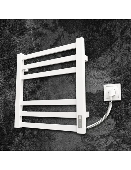 Полотенцесушитель электрический Kosser Герда 500х500/6 ER белый - 1