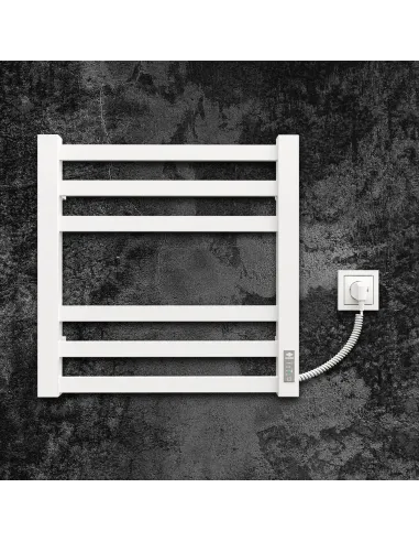 Полотенцесушитель электрический Kosser Герда 500х500/6 ER белый - 2