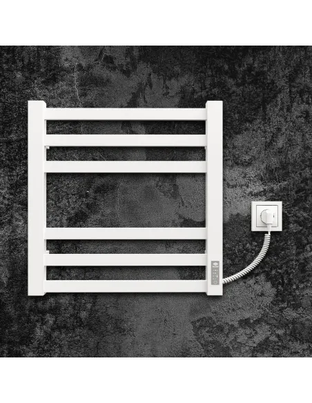 Полотенцесушитель электрический Kosser Герда 500х500/6 ER белый - 2