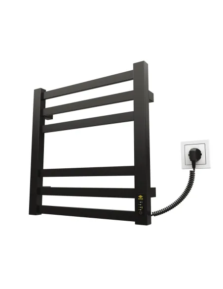Сушка для рушників електрична Kosser Герда 500х500/6 ER чорний - 1