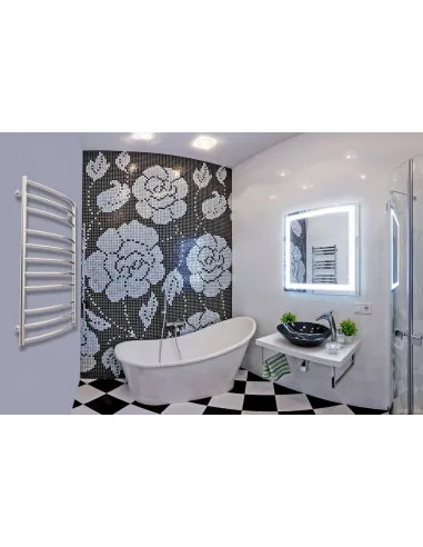 Водяной полотенцесушитель Kosser Дуга Элит 1000х530/11, нержавеющая сталь - 2