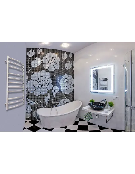 Водяной полотенцесушитель Kosser Дуга Элит 1000х530/11, нержавеющая сталь - 2