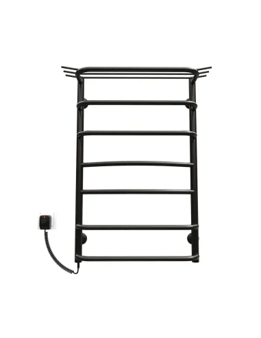 Полотенцесушитель электрический Kosser Канна 700х500/7 ЕL, черный, нержавеющая сталь - 2