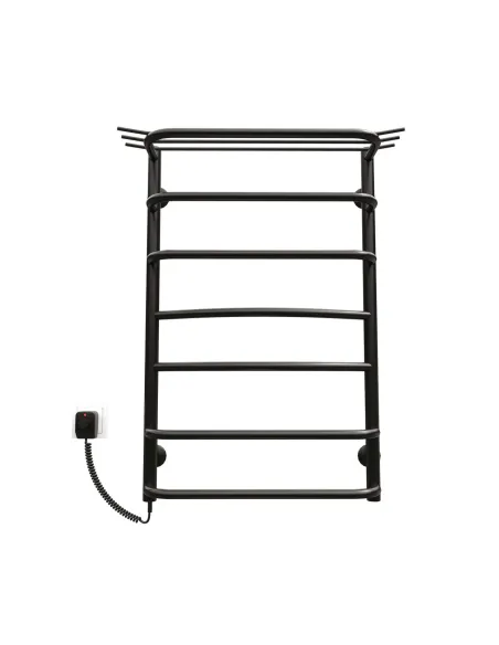 Полотенцесушитель электрический Kosser Канна 700х500/7 ЕL, черный, нержавеющая сталь - 2