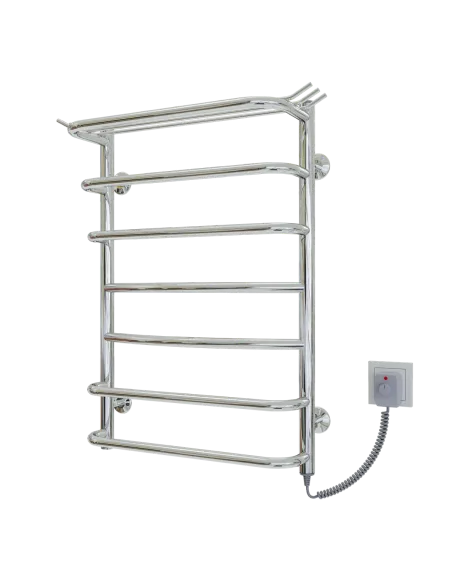 Полотенцесушитель электрический Kosser Канна 700х500/7 ЕR, нержавеющая сталь - 1