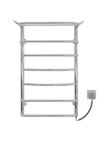 Полотенцесушитель электрический Kosser Канна 800х400/7 ЕR, нержавеющая сталь - 2