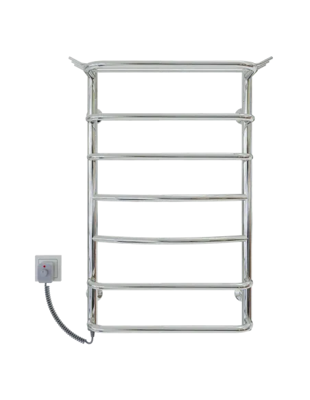 Полотенцесушитель электрический Kosser Канна 800х500/7 ЕL, нержавеющая сталь - 2