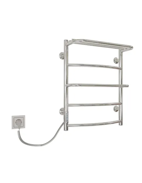 Сушка для рушників електрична Kosser Каскад 600х500/5 EL з полицею - 1