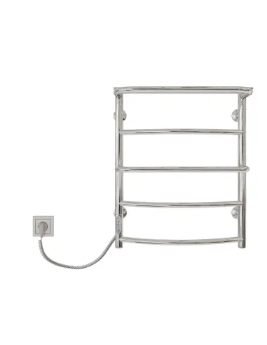 Сушка для рушників електрична Kosser Каскад 600х500/5 EL з полицею - 2