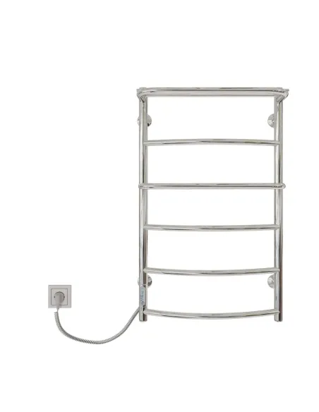 Полотенцесушитель электрический Kosser Каскад 800х500/6 EL с полкой - 2