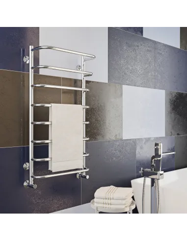 Водяной полотенцесушитель Kosser Каскад Скоба 800х530/6, нержавеющая сталь - 3