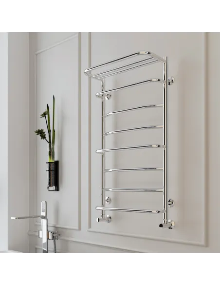 Водяной полотенцесушитель Kosser Лотос 700х530/6, нержавеющая сталь - 3