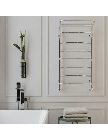 Водяной полотенцесушитель Kosser Лотос 900х530/8, нержавеющая сталь - 4