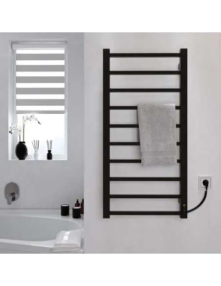 Полотенцесушитель электрический Kosser Лофт 1000х500/10 EL черный - 4