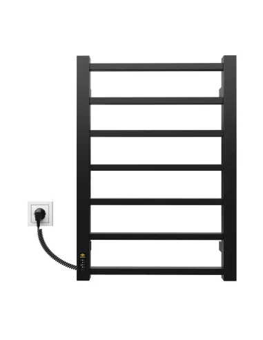 Полотенцесушитель электрический Kosser Лофт 700х500/7 EL черный - 2