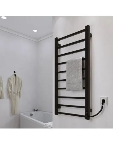 Полотенцесушитель электрический Kosser Лофт 700х500/7 EL черный - 4