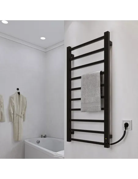 Полотенцесушитель электрический Kosser Лофт 700х500/7 EL черный - 4