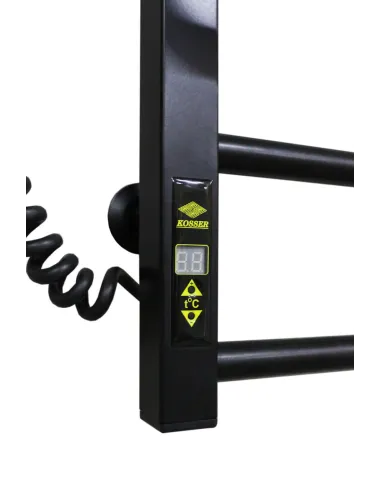 Сушка для рушників електричний Kosser Неліо 800х500/8 ЕR чорний - 3