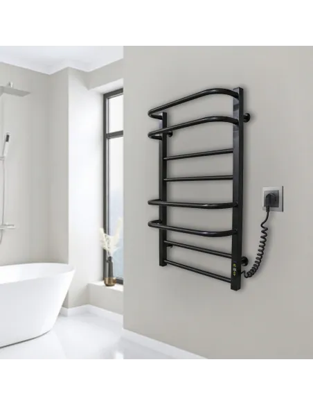 Сушка для рушників електричний Kosser Неліо 800х500/8 ЕR чорний - 4