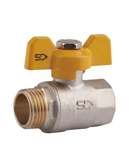 Кран шаровой для газа SD Plus ВН SD607G20 3/4 дюйма - 1