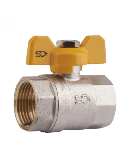Кран кульовий для газу SD Plus ВР SD602G15 1/2 дюйма - 1