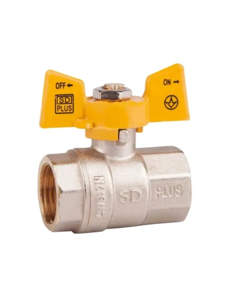 Кран кульовий для газу SD Plus ВР SD602NG15PN40 1/2 дюйма - 1