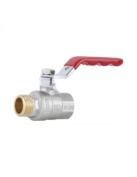 Кран кульовий прямий SD Plus ВН SD605NW15PN40 1/2 дюйма - 1